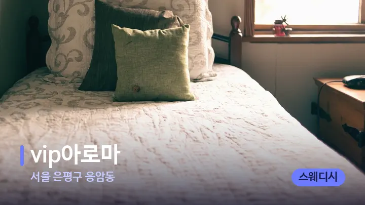 서울 은평구 응암동 vip아로마 — 휴식 분위기의 스파 베드