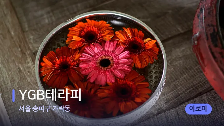 서울 송파구 가락동 YGB테라피 — 스파 프런트 공간