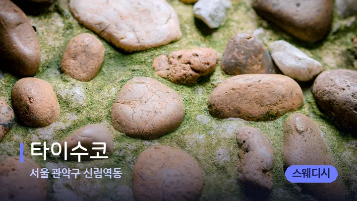 서울 관악구 신림역동 타이수코 — 마사지용 스톤