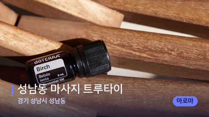경기 성남시 성남동 성남동 마사지 트루타이 — 아로마테라피 오일