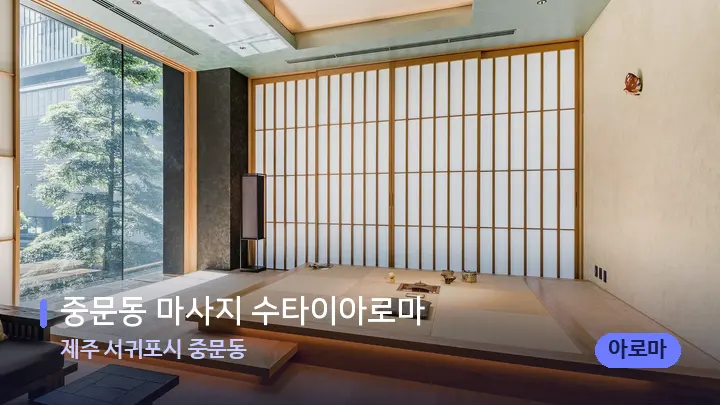 제주 서귀포시 중문동 중문동 마사지 수타이아로마 — 스파 프런트 공간