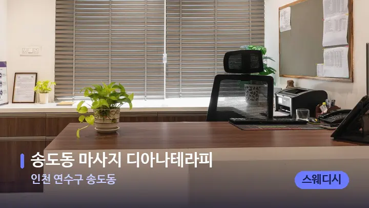 인천 연수구 송도동 송도동 마사지 디아나테라피 — 스파 프런트 공간