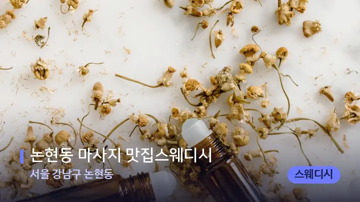 서울 강남구 논현동 논현동 마사지 맛집스웨디시 — 아로마테라피 오일