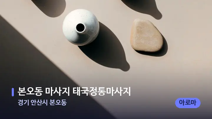 경기 안산시 본오동 본오동 마사지 태국정통마사지 — 마사지용 스톤