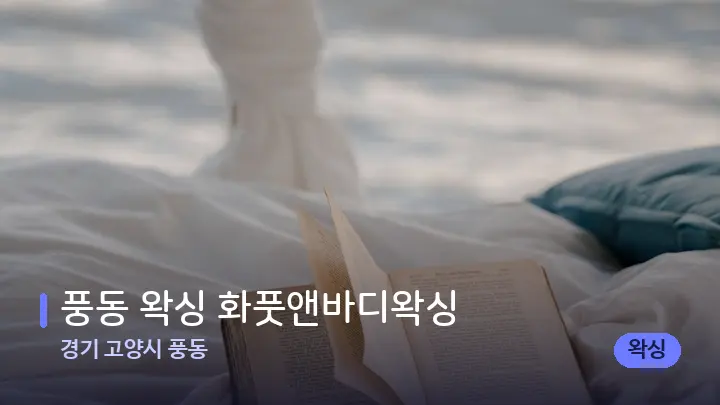 경기 고양시 풍동 풍동 왁싱 화풋앤바디왁싱 — 휴식 분위기의 스파 베드