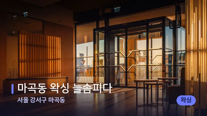 서울 강서구 마곡동 마곡동 왁싱 늘솜피다 — 스파 프런트 공간