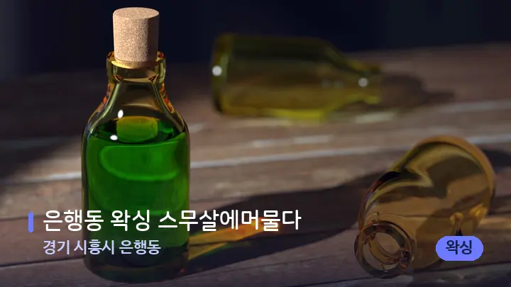경기 시흥시 은행동 은행동 왁싱 스무살에머물다 — 아로마테라피 오일