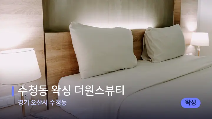 경기 오산시 수청동 수청동 왁싱 더원스뷰티 — 휴식 분위기의 스파 베드