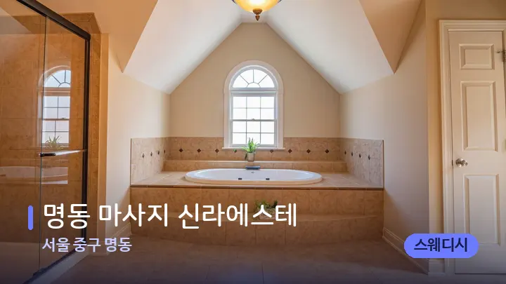 서울 중구 명동 명동 마사지 신라에스테 — 웰니스 스파 공간