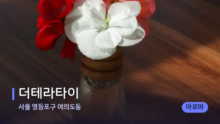 서울 영등포구 여의도동 더테라타이 — 아로마테라피 오일