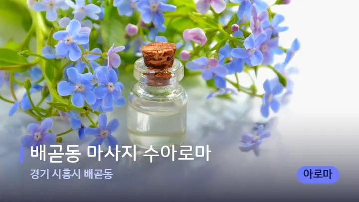 경기 시흥시 배곧동 배곧동 마사지 수아로마 — 아로마테라피 오일