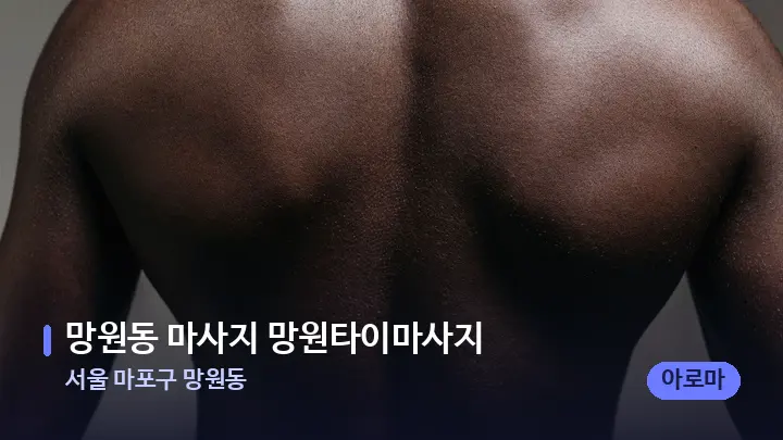 서울 마포구 망원동 망원동 마사지 망원타이마사지 — 등·허리 오일 관리 장면