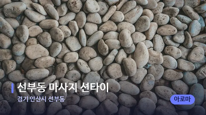 경기 안산시 선부동 선부동 마사지 션타이 — 마사지용 스톤