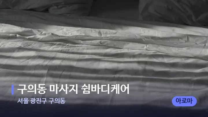 서울 광진구 구의동 구의동 마사지 쉼바디케어 — 휴식 분위기의 스파 베드