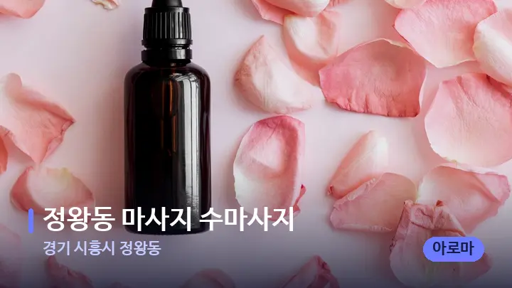 경기 시흥시 정왕동 정왕동 마사지 수마사지 — 아로마테라피 오일