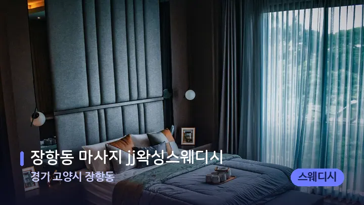 경기 고양시 장항동 장항동 마사지 jj왁싱스웨디시 — 휴식 분위기의 스파 베드