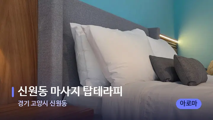 경기 고양시 신원동 신원동 마사지 탑테라피 — 휴식 분위기의 스파 베드