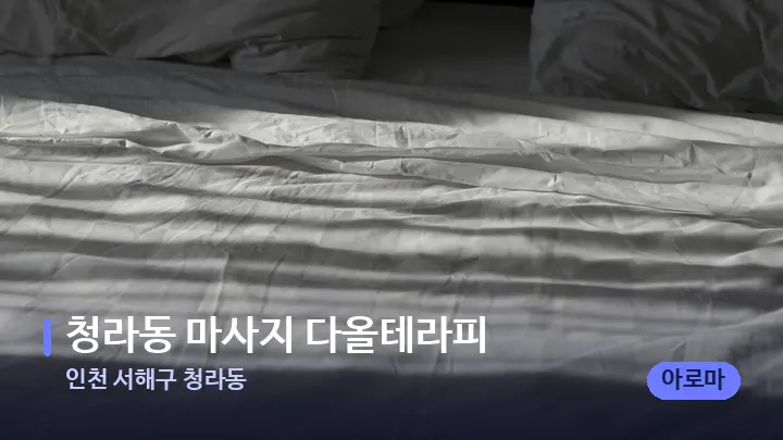 인천 서해구 청라동 청라동 마사지 다올테라피 — 휴식 분위기의 스파 베드