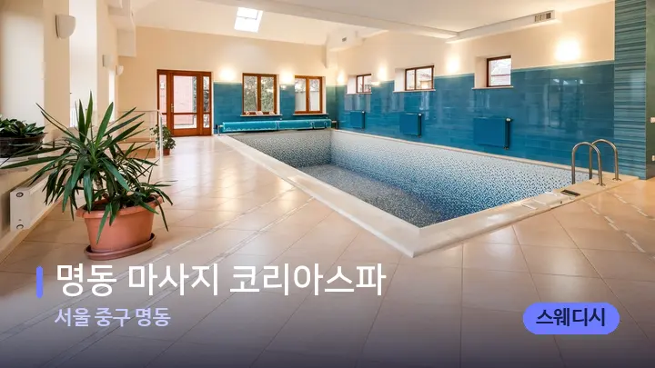 서울 중구 명동 명동 마사지 코리아스파 — 웰니스 스파 공간
