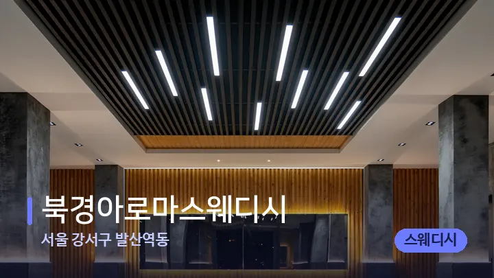 서울 강서구 발산역동 북경아로마스웨디시 — 스파 프런트 공간