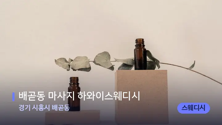 경기 시흥시 배곧동 배곧동 마사지 하와이스웨디시 — 아로마테라피 오일