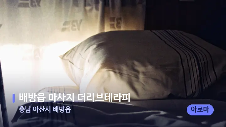 충남 아산시 배방읍 배방읍 마사지 더리브테라피 — 휴식 분위기의 스파 베드