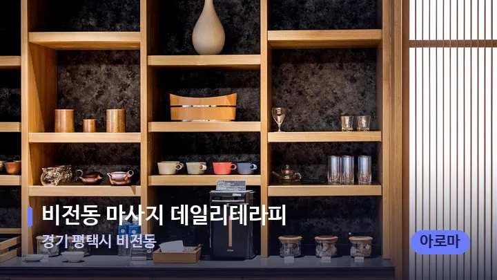 경기 평택시 비전동 비전동 마사지 데일리테라피 — 스파 프런트 공간
