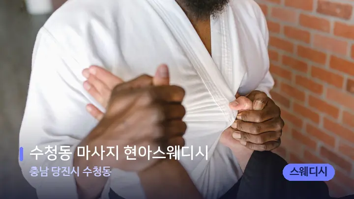 충남 당진시 수청동 수청동 마사지 현아스웨디시 — 어깨를 다루는 관리사의 손