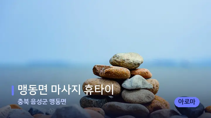 충북 음성군 맹동면 맹동면 마사지 휴타이 — 마사지용 스톤