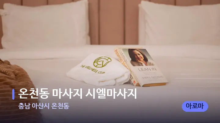 충남 아산시 온천동 온천동 마사지 시엘마사지 — 휴식 분위기의 스파 베드