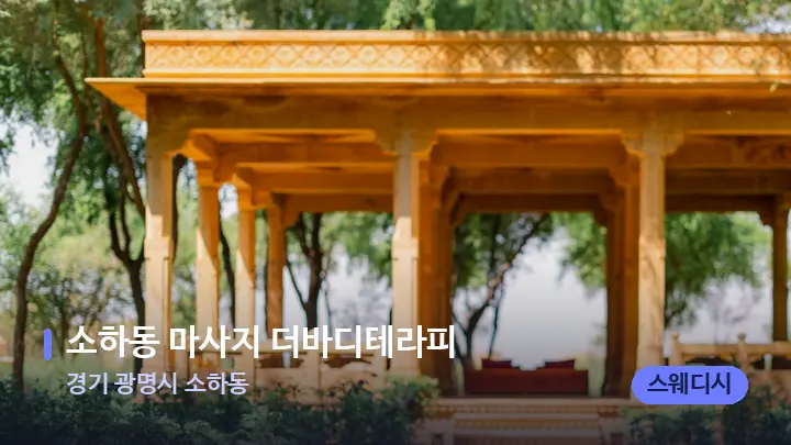 경기 광명시 소하동 소하동 마사지 더바디테라피 — 스파 프런트 공간