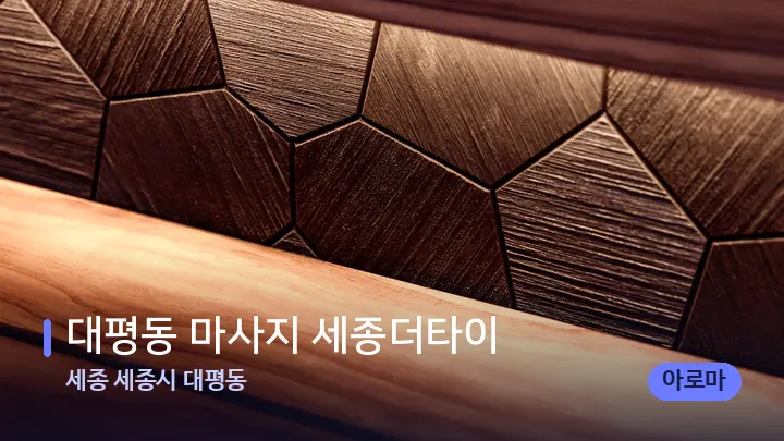 세종 세종시 대평동 대평동 마사지 세종더타이 — 웰니스 스파 공간