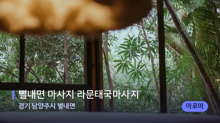 경기 남양주시 별내면 별내면 마사지 라문태국마사지 — 휴식 분위기의 스파 베드