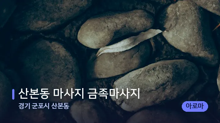 경기 군포시 산본동 산본동 마사지 금족마사지 — 마사지용 스톤
