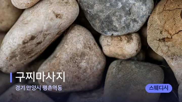 경기 안양시 평촌역동 구찌마사지 — 마사지용 스톤