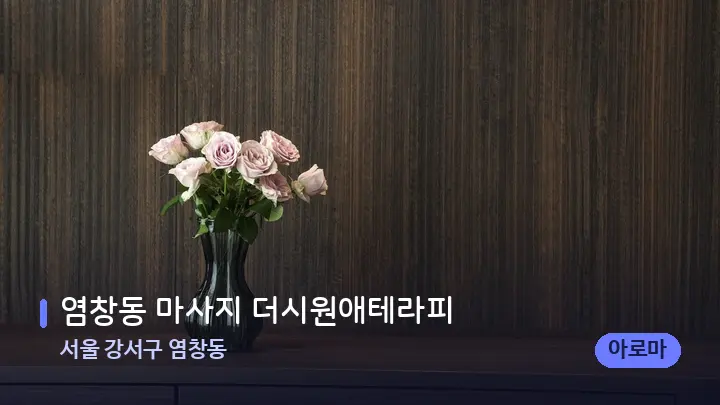 서울 강서구 염창동 염창동 마사지 더시원애테라피 — 스파 프런트 공간