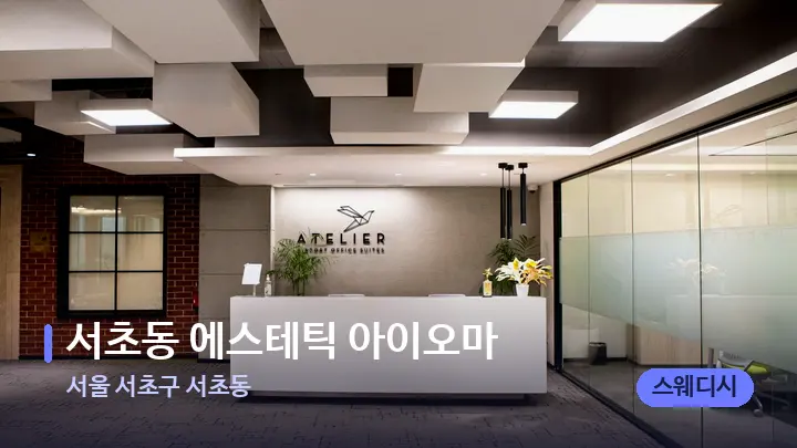 서울 서초구 서초동 서초동 에스테틱 아이오마 — 스파 프런트 공간