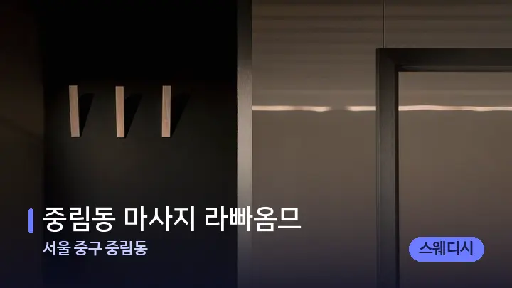 서울 중구 중림동 중림동 마사지 라빠옴므 — 웰니스 스파 공간