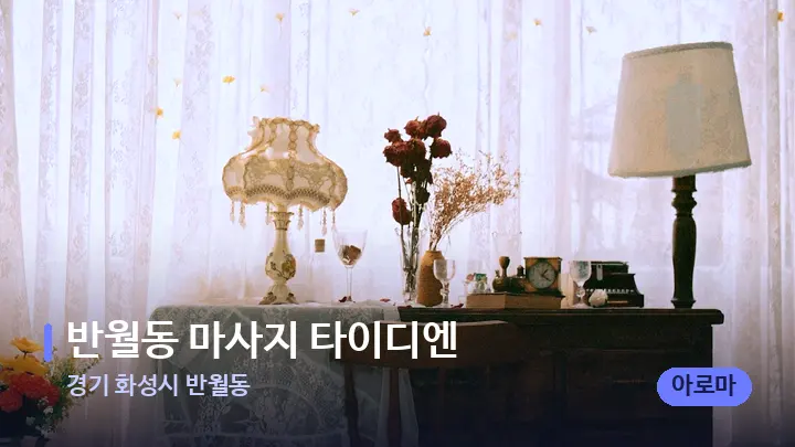 경기 화성시 반월동 반월동 마사지 타이디엔 — 마사지 베드가 놓인 관리실