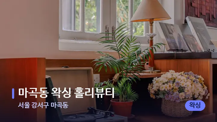 서울 강서구 마곡동 마곡동 왁싱 홀리뷰티 — 스파 프런트 공간
