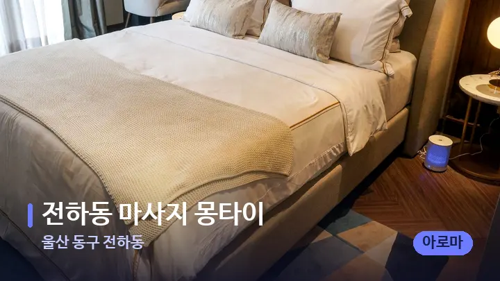 울산 동구 전하동 전하동 마사지 몽타이 — 휴식 분위기의 스파 베드