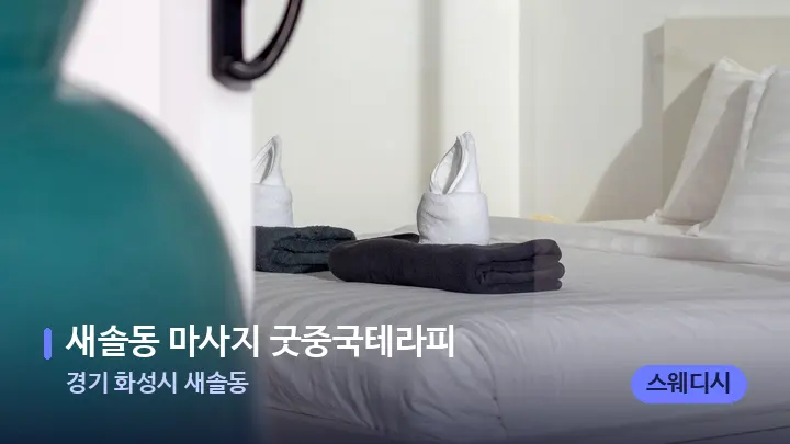 경기 화성시 새솔동 새솔동 마사지 굿중국테라피 — 마사지 베드가 놓인 관리실