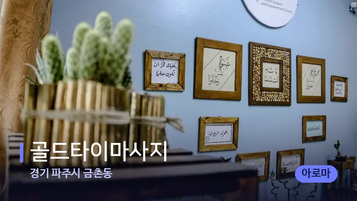 경기 파주시 금촌동 골드타이마사지 — 스파 프런트 공간
