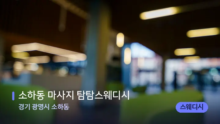 경기 광명시 소하동 소하동 마사지 탐탐스웨디시 — 스파 프런트 공간