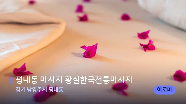 경기 남양주시 평내동 평내동 마사지 황실한국전통마사지 — 휴식 분위기의 스파 베드