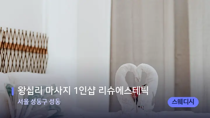 서울 성동구 성동 왕십리 마사지 1인샵 리슈에스테틱 — 마사지 베드가 놓인 관리실