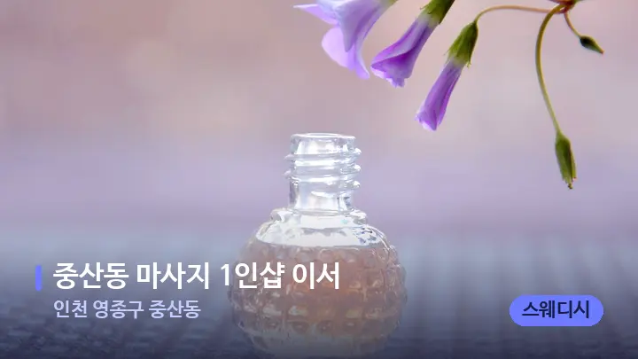 인천 영종구 중산동 중산동 마사지 1인샵 이서 — 아로마테라피 오일