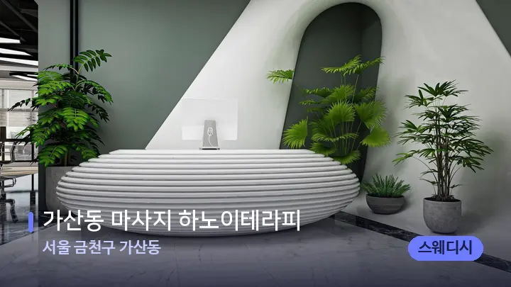 서울 금천구 가산동 가산동 마사지 하노이테라피 — 스파 프런트 공간