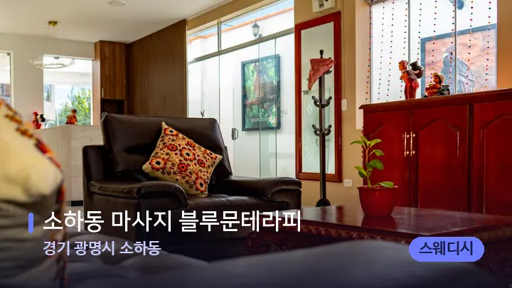 경기 광명시 소하동 소하동 마사지 블루문테라피 — 스파 프런트 공간