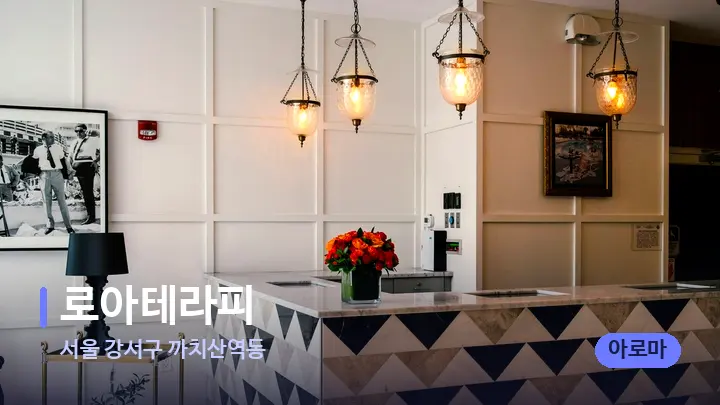 서울 강서구 까치산역동 로아테라피 — 스파 프런트 공간